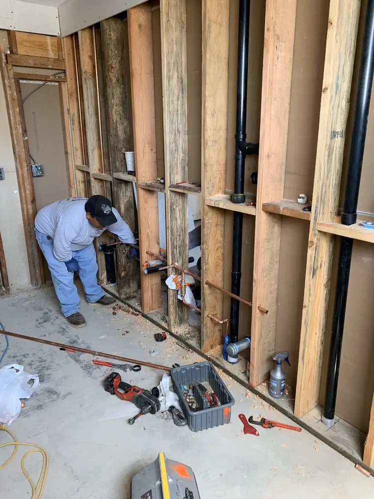 Commercial rough-in plumbing for Trenchless Sewer Repair in Brookland